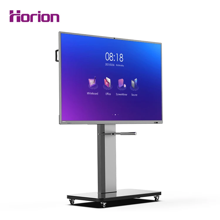 Интерактивная плоская панель Horion 86 дюймов 4K Hd экран для обучения настенный усилитель монитор с открытой