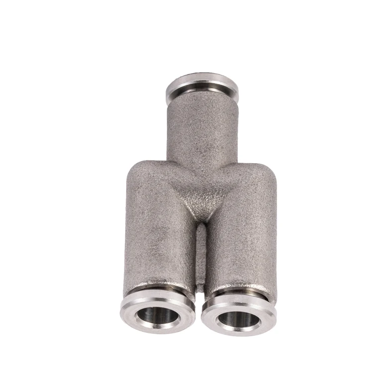 PY series Direct Way quick connecting plastic nickel stainless steel pneumatic Pipe Tube Fitting