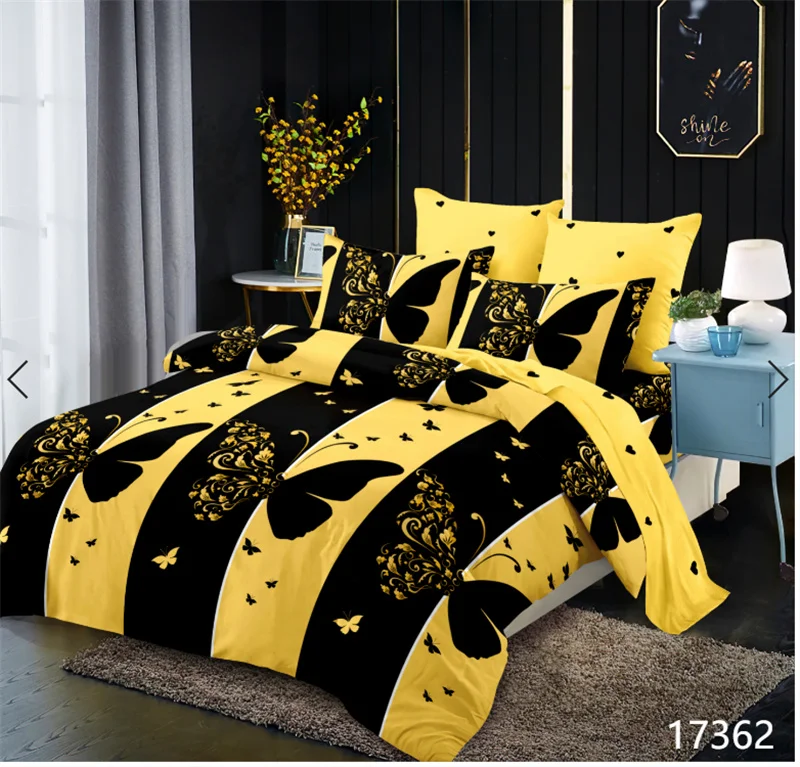 4pcs wholesale 3d Printed duvet cover set