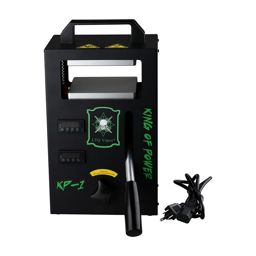 
KP-1 Hydraulic Rosin Press Machine 4Tons Power Dual Pressing Heat Plate TC Wax Concentrate Oil Pre Extracting Tool Kit 