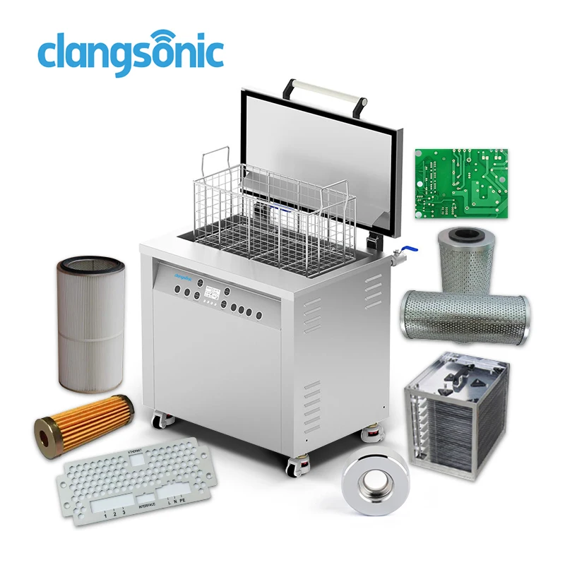 85L 28/68k 1500W Two Frequency Industrial Ultrasonic Cleaner Equipment Cleaning Machine