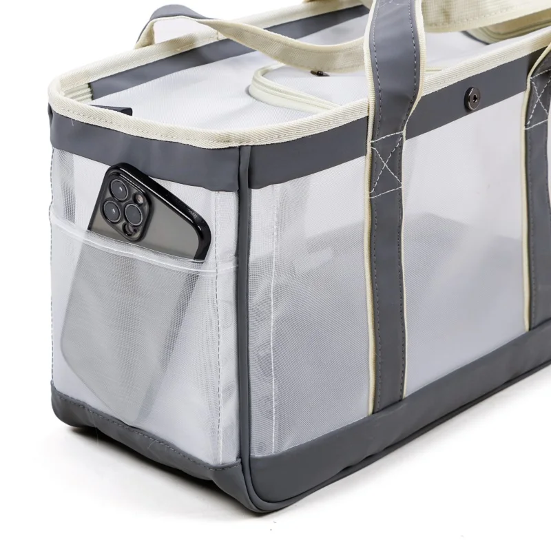 wholesale pet carrier handle bag foldable dog cat travel bag outdoor portable carry all tote bag for pets