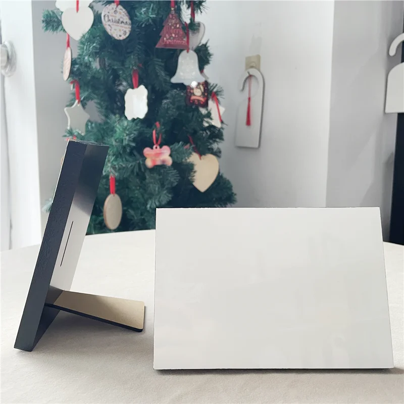 MDFSUB In Stock 4x6' MDF plaques Frame Photo sublimation blank mdf Photo Frame wooden plaques with sublimation