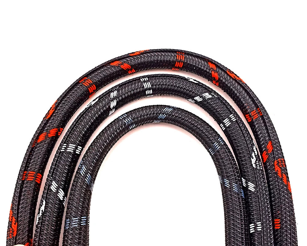 1/2 inch cord protector wire loom tubing cable sleeve split sleeving  cable management wrap around braided cable sleeving