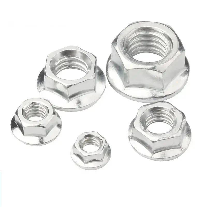 DIN6923 hex flange nut ANSI Flange nut serrated flange nut