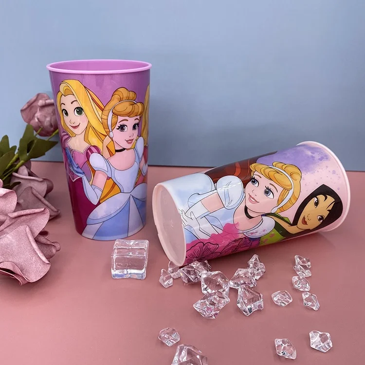 Custom Cartoon Printing Eco-Friendly 16oz Plastic 3d Lenticular Drinking Cup Pp Mug Sports Pp Plastic 3d Cup