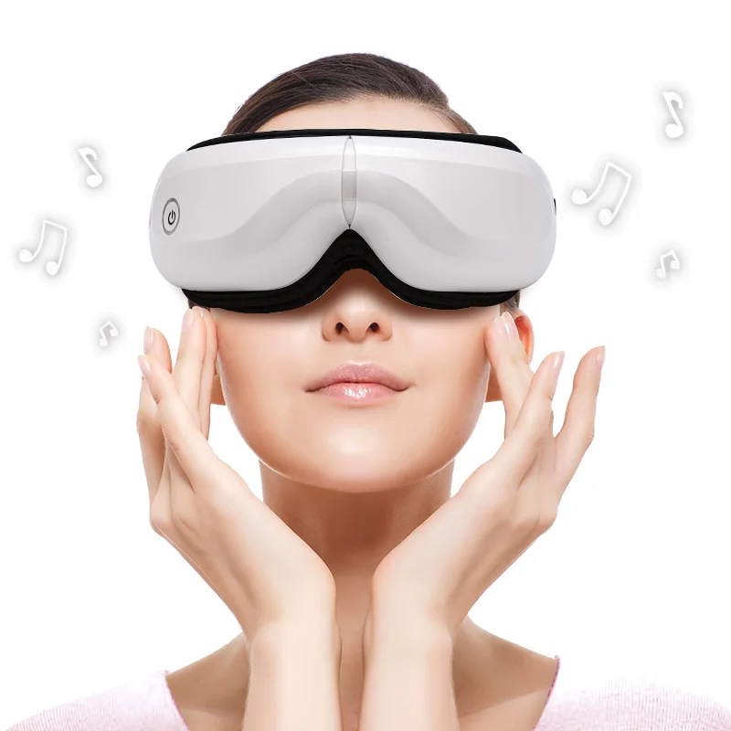 
USB heating eye mask music player myopia glasses massager 