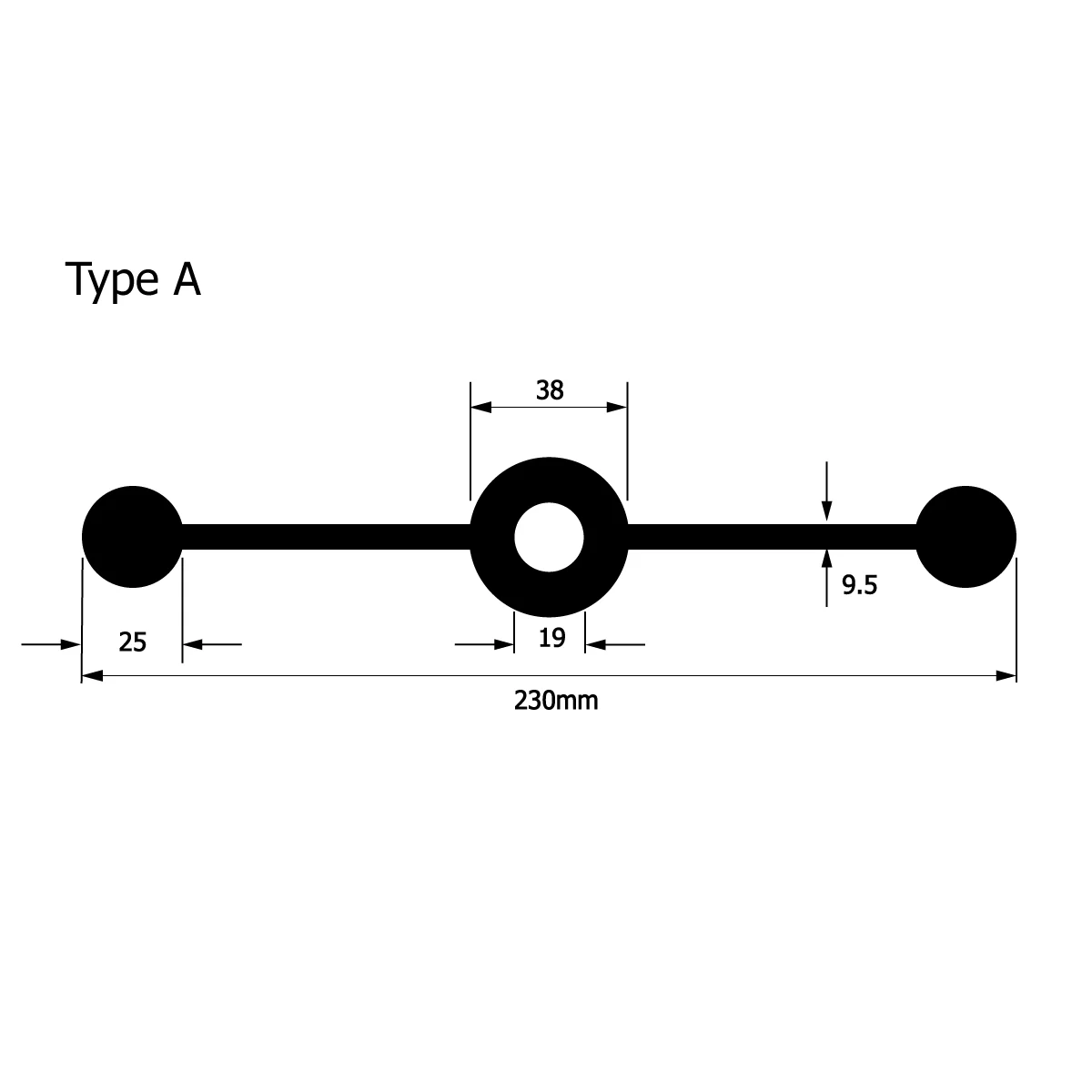 Malaysia Made High Quality Rubber Product Factory Price Rubber Waterstop 230mm Centrebulb Intersection