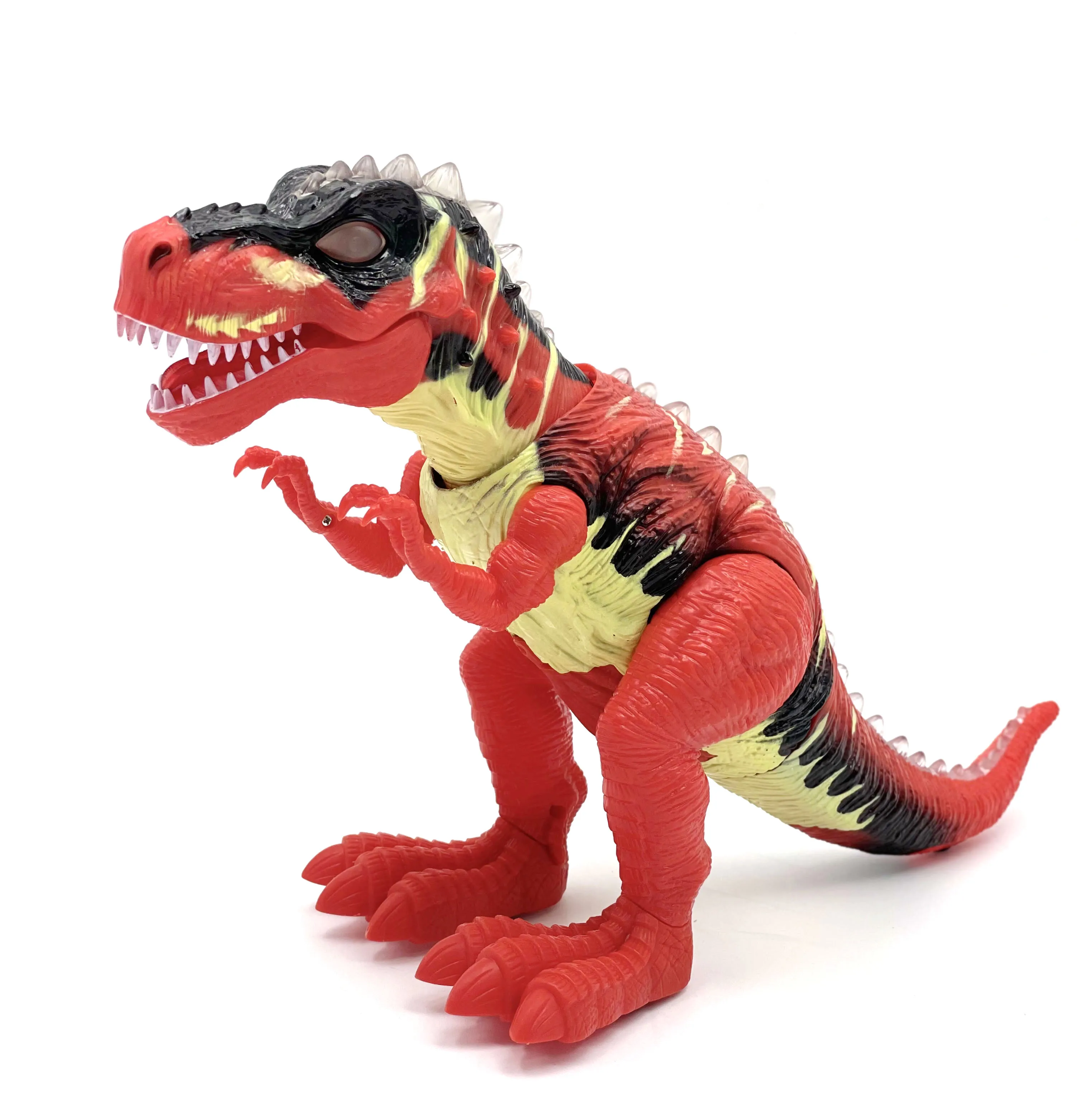 High quality plastic dragon toys electric dinosaur tyrannosaurus toy with sound and light