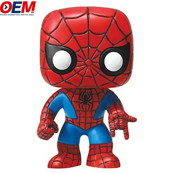 Factory Custom Spiderman kids toys   Super Hero Collection Model Toys Bobble-Head PVC Action Figure ToyChildren Gift