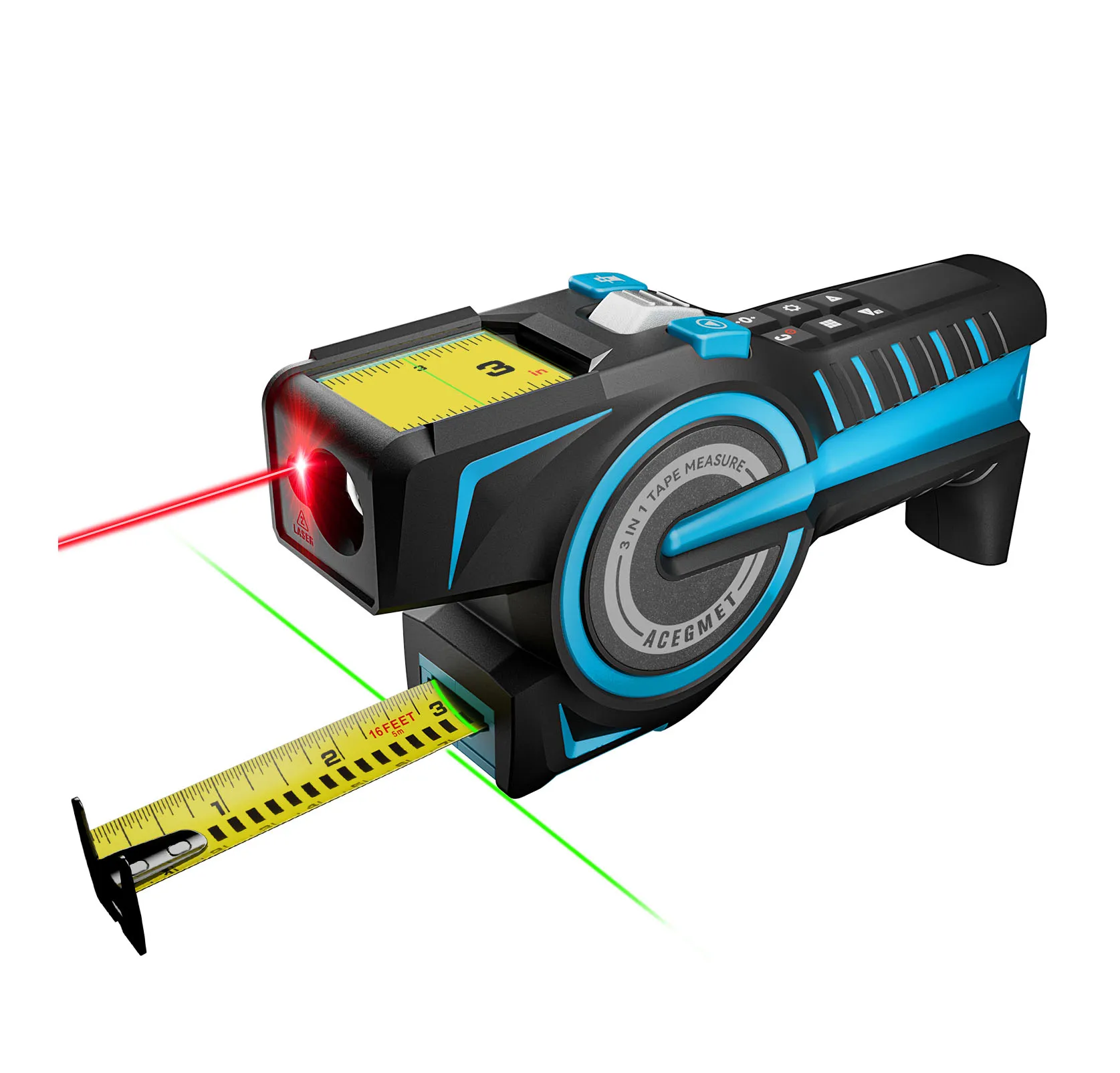 Mileseey DTX10 3-in-1 Ultra-high Accurate Digital Tape Measure with Bluetooth Connectivity