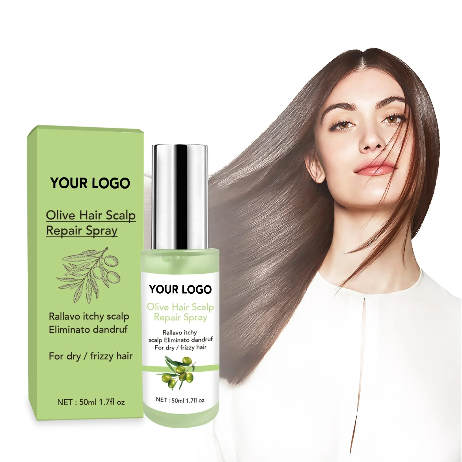 Hair Care Product Manufacturer Hair Spray Bottle With Logo Organics Olive Oil Hair Relaxer