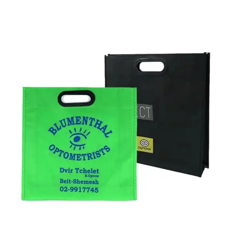 Adverting Brand D-cut Bags Portable Tote Bag with Logo Custom Printed