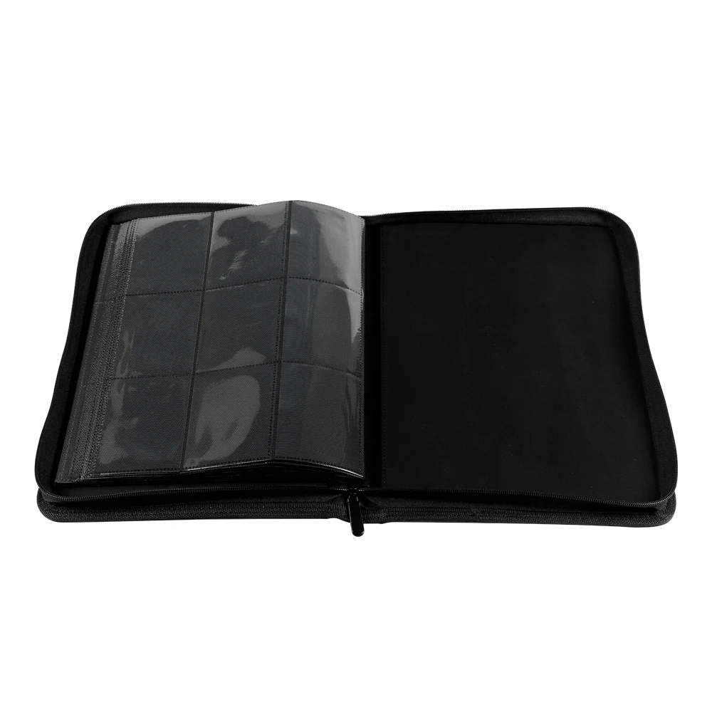 The Best Quality Trading Card Pages for Your Collection Card  album leather Side Loading 9 Pocket Binder