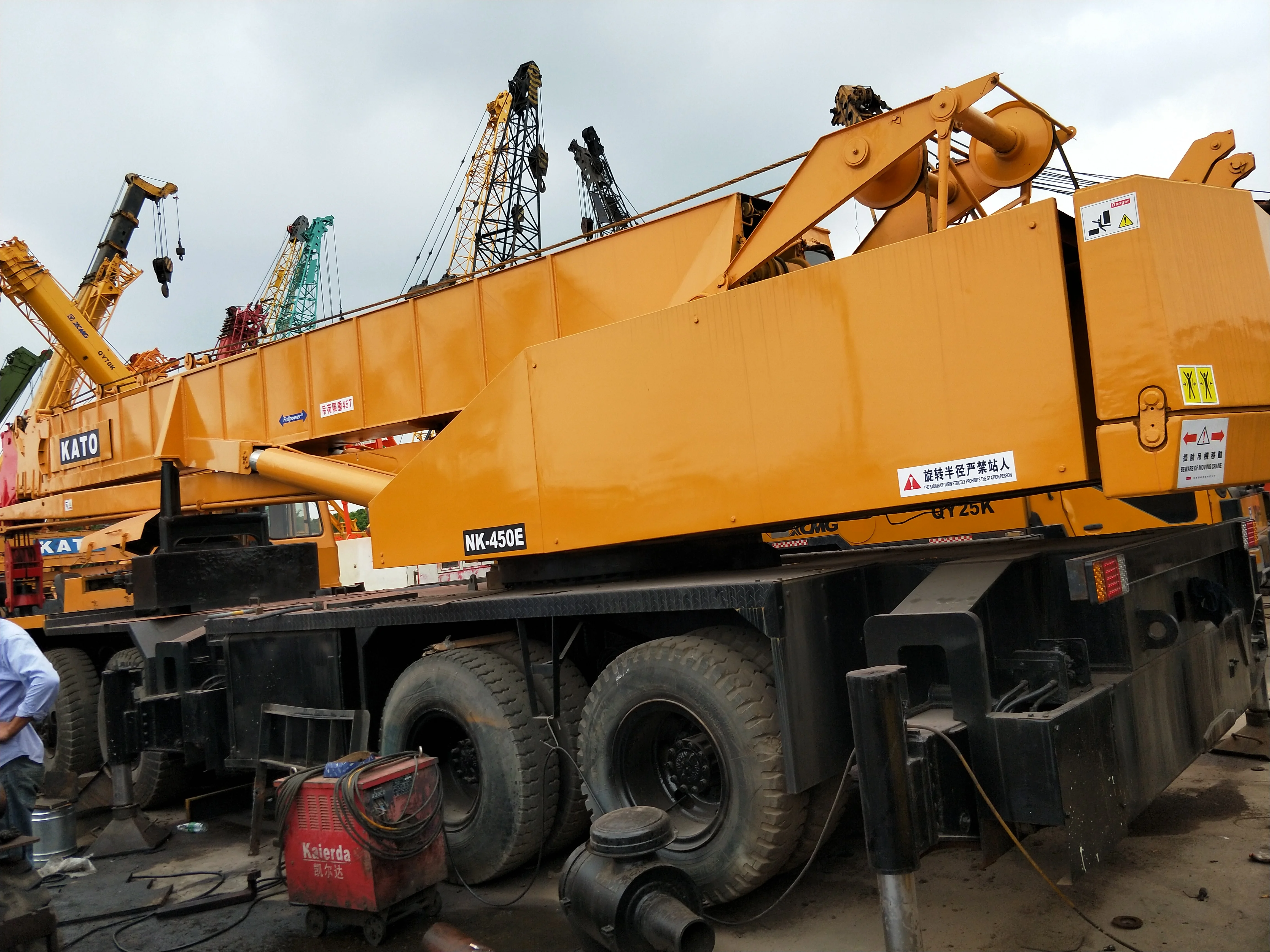 Один из лучших брендов Японии Kato 45 тонн NK450E б/у кран для грузовиков на продажу