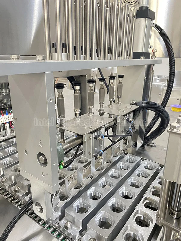 Automatic Ice Lolly Tube Calippo Filling Sealing Machine 70ml Paper Cone Squeeze Cup Ice Cream Packing Machine With Paper Lid