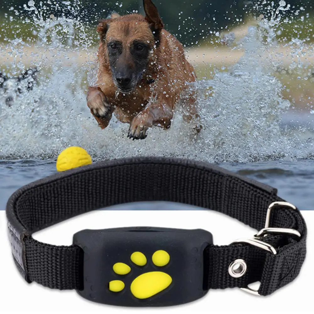 New Arrival Real Time GSM Waterproof IP67 Tracking Device Locator Smart Geo Fencing Pet Collar GPS Tracker for Dog Cat