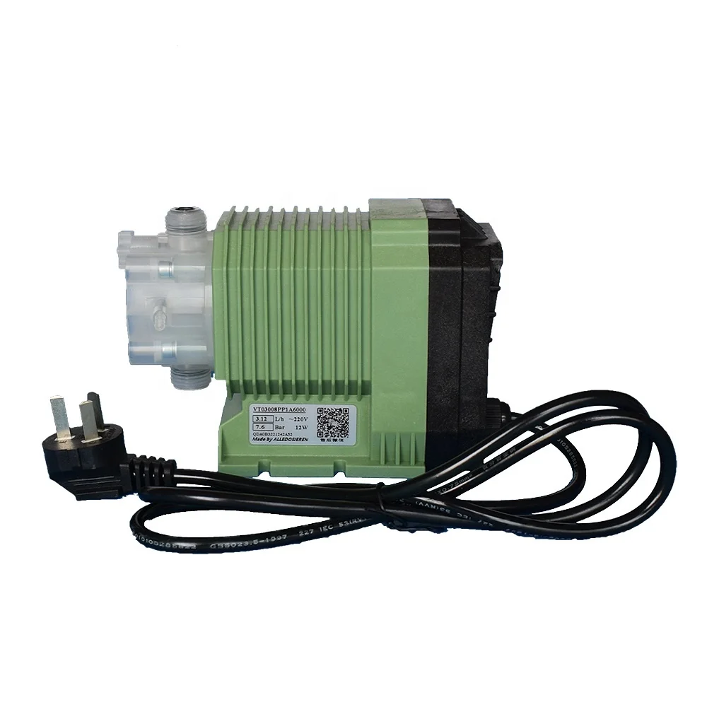 ALLEDOSIEREN Small Solenoid Diaphragm Metering Pump Portable Electromagnetic Dosing Pump For Swimming Pool