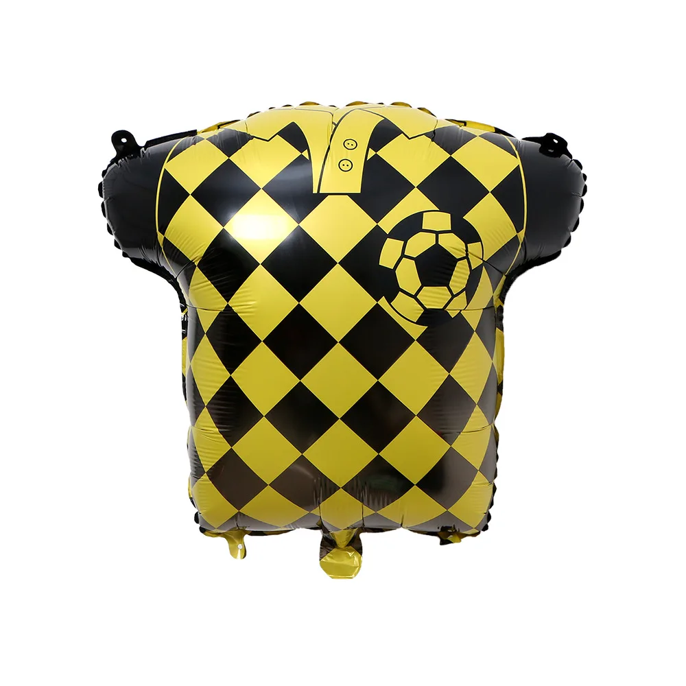 Football World Cup European Cup Jersey Modeling Balloons Uniform Aluminum Film Fans Gathering Venue Layout for Parties