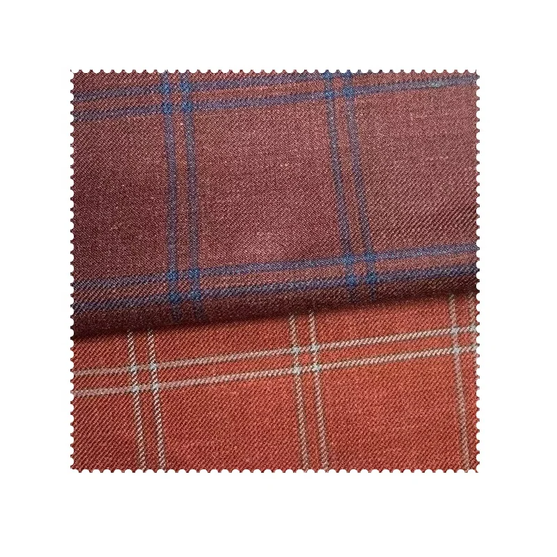Wool Blend Fabric Suit Fabric Soft  Natural Stretch suits Uniform Trousers  80% merino wool  woven fabrics