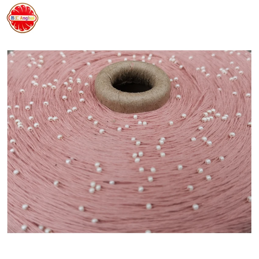 Beads Yarn 100% Cotton Beads Yarn Super Soft For Handknitting DIY Sweater Knitting Yarn