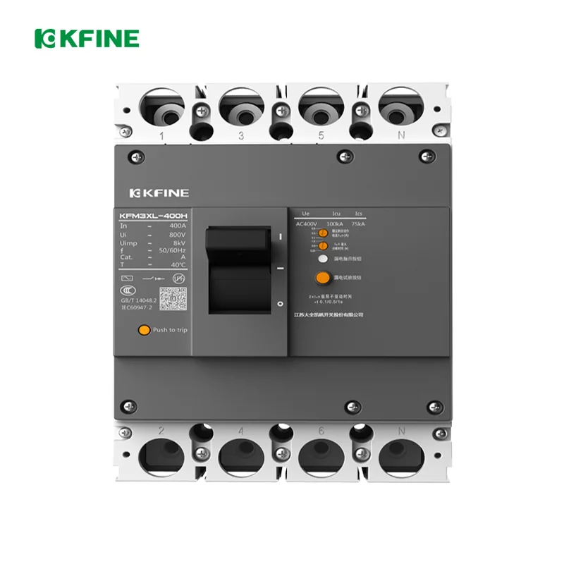 KFM3XL-400  Residual current action protection Case Circuit Breaker