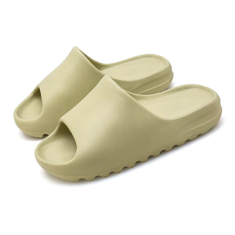  Original High Quality Couple Brand Logo Custom logo Slides Women Yeezy Shoes Ladies Men