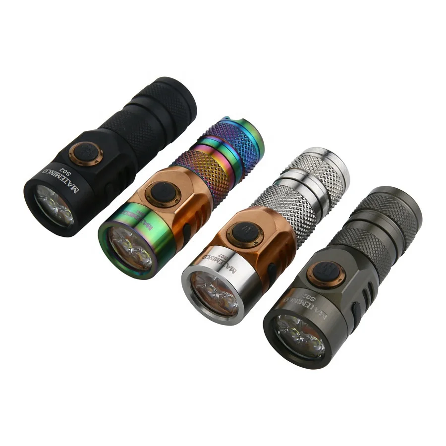 Mateminco S02 4 * CREE XPG3/Nichia 219C мини аварийного нарядное нажмите переключатель светодиодный фонарик