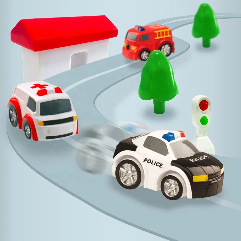 Tik Tok Same Adventure Car Kids Slot Toy Big Train Set Race Tracks Rail Car Adventure Railway Track Toys For Kids Game