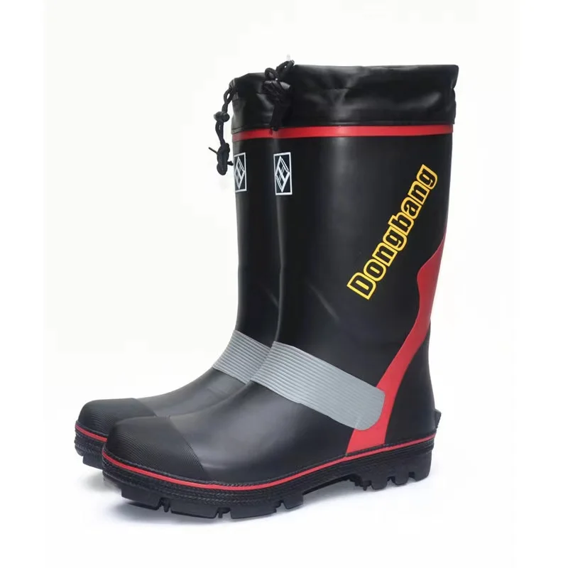 Мужские стальные нержавеющие ногтевые подошве резиновые сапоги с высоким голенищем; Дождливой погоды; Непромокаемые ботинки; Резиновые сапоги из водонепроницаемого материала с защитой от скольжения на открытом воздухе нет. Oh ah и обувь; Модные зимние бот