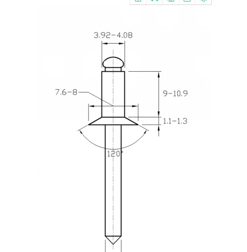 Rivets Stainless Steel 304 316 waterproof dome head open blind rivets