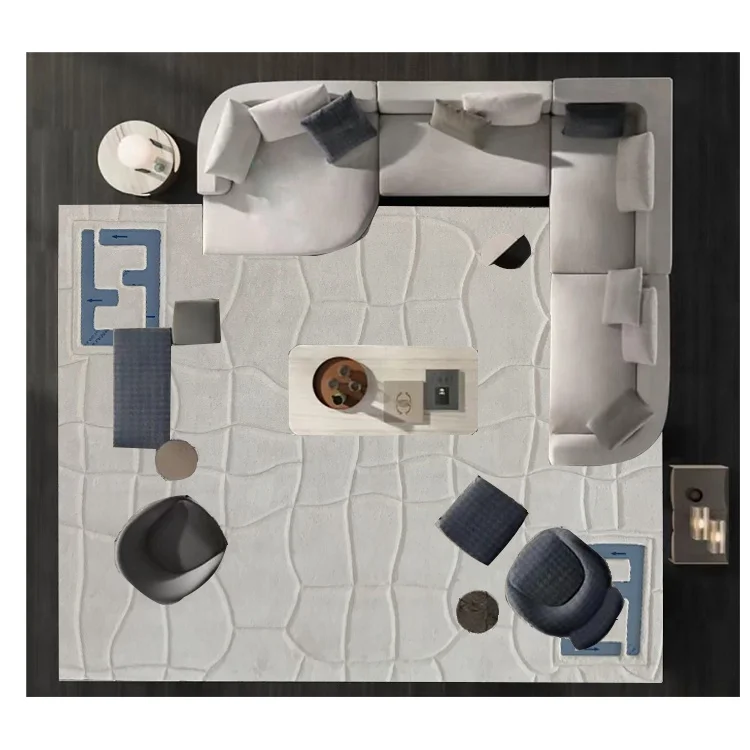 high quality hand made wool carpet with logo luxury carpet for living room area rug