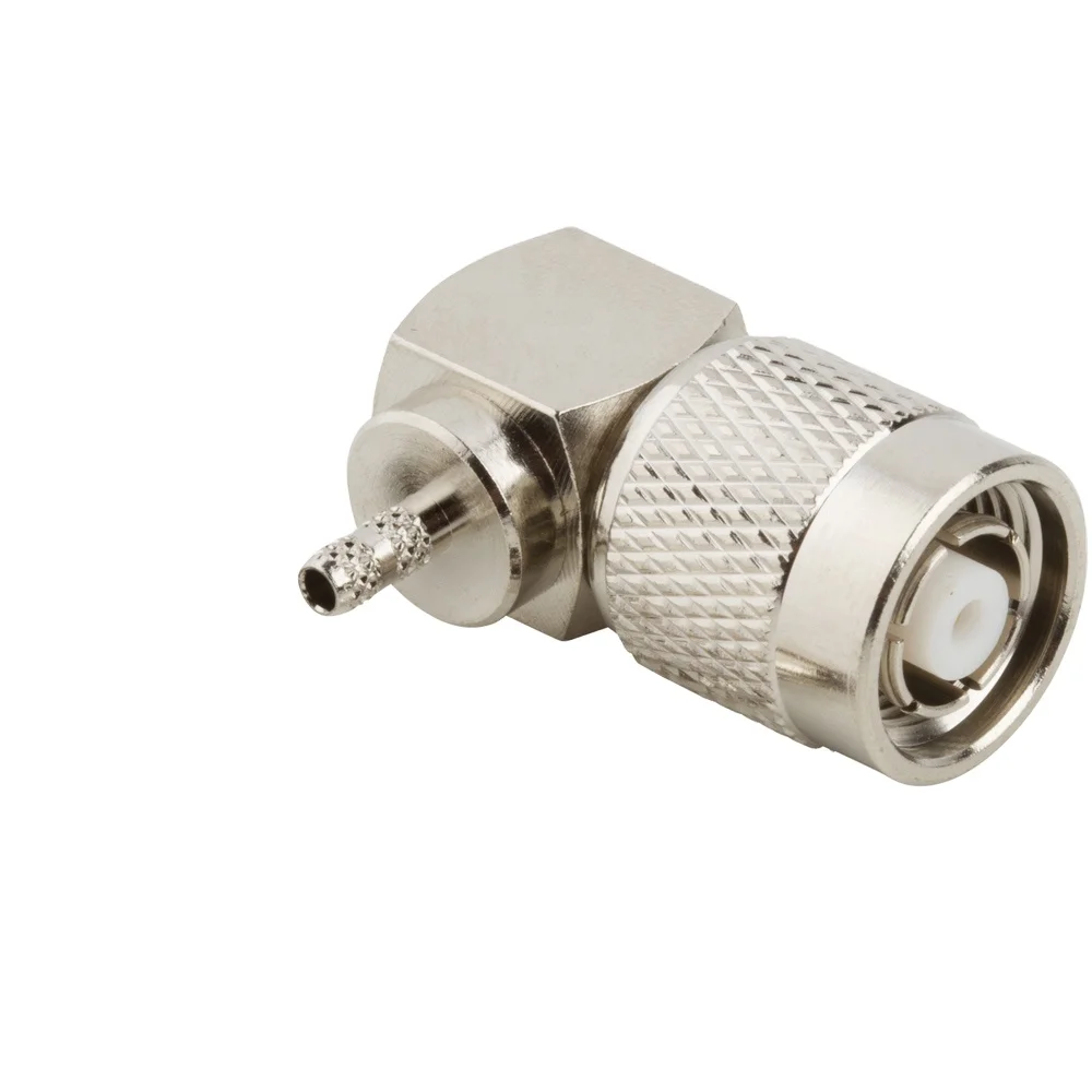 Factory price TNC Male Right Angle(R/A) 90 Degree Crimp rf connector