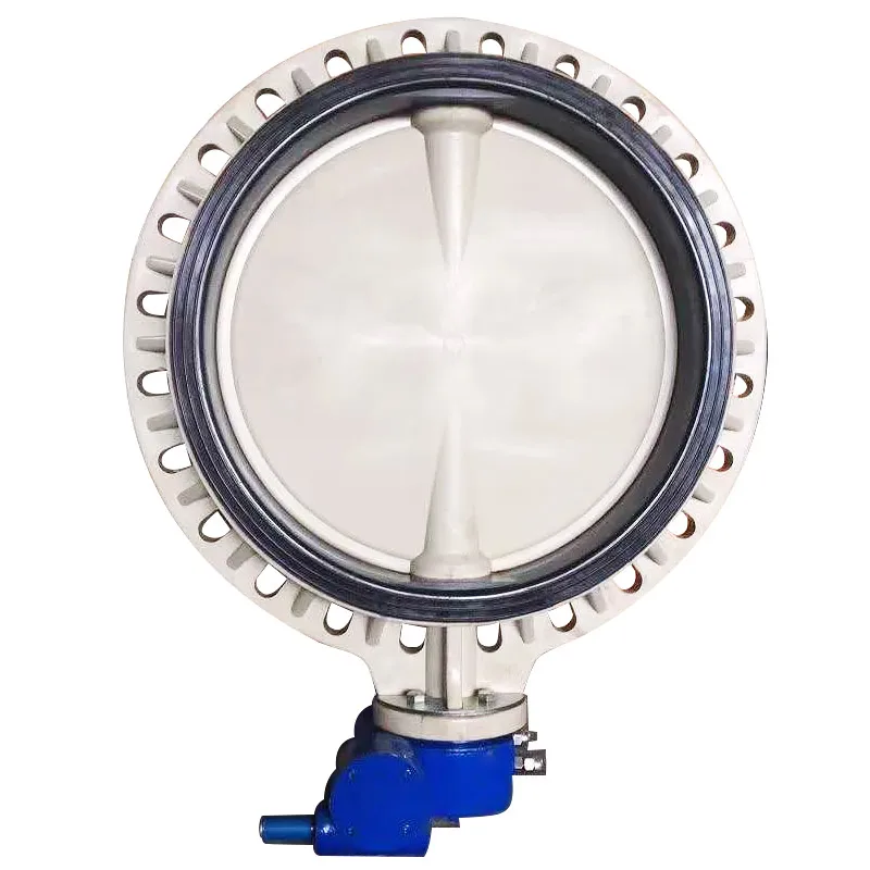 Профессиональные продажи бабочных клапанов большого диаметра PPH с устойчивостью к коррозии и высоким температурам