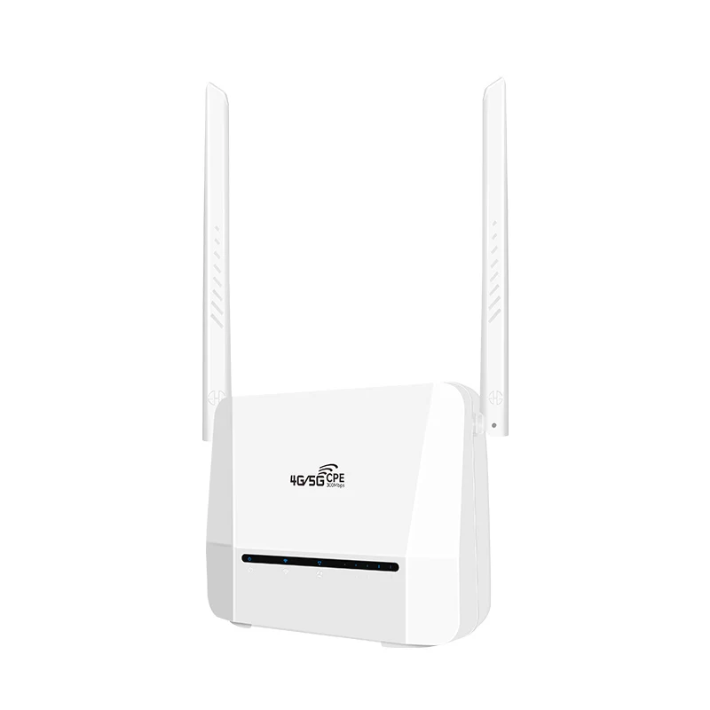External 5Dbi Antenna Wifi*2+Lte*2 Rg 312 White New Unlocked 4G Cpe Wifi Indoor Router Applicable To Domestic Or Commercial