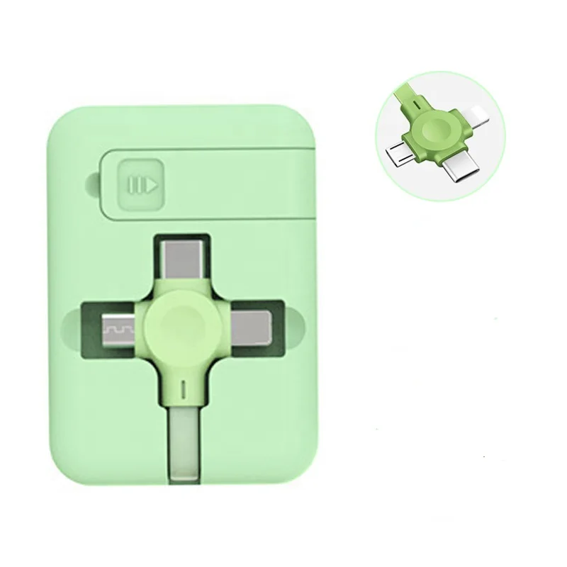 Multi Fast Charger 3 in 1 One-way Retractable Portable USB Cable for IPhone for Huawei for Xiaomi for Samsung