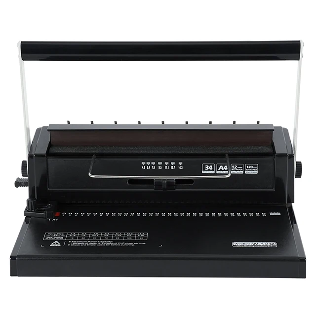 W12M ручная машина для переплета с двумя петлями