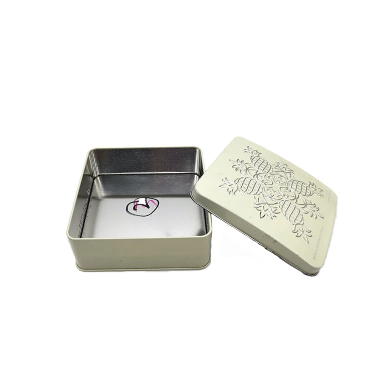 Cookie metal tin box packaging for gift packing factory supplier custom logo