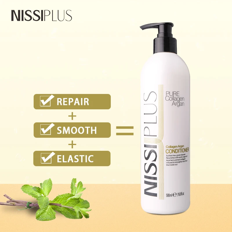 sulfate free anti-frizz moisturizing smoothing cream pure collagen hair mask hair treatment protein for hair private label 500ml