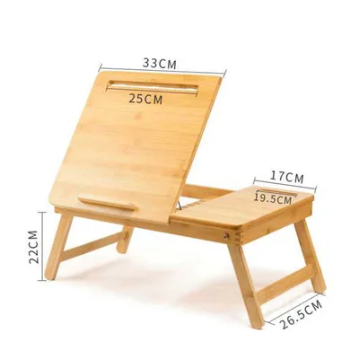 Стол компьютерный складной из бамбука, подставка для ноутбука для кровати, гостиной, современный кофейный столик