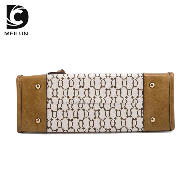 Women Trendy Shoulder Tote Hand Bags 3 Piece Set Custom pu Leather Purses And Handbags