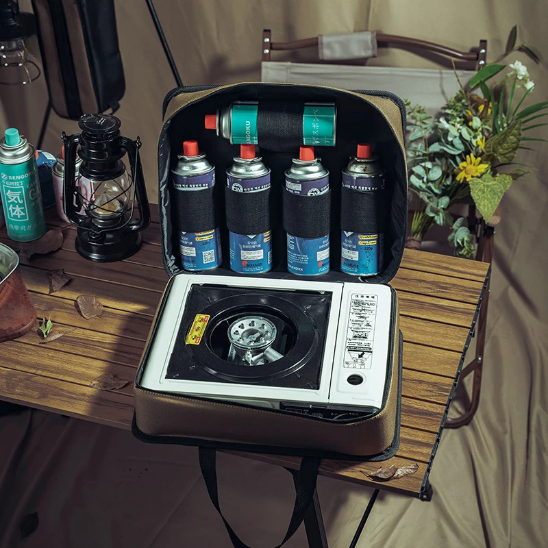 popular folding gas stove outdoor portable camping cookware tent use mini cooker double burner gas stove