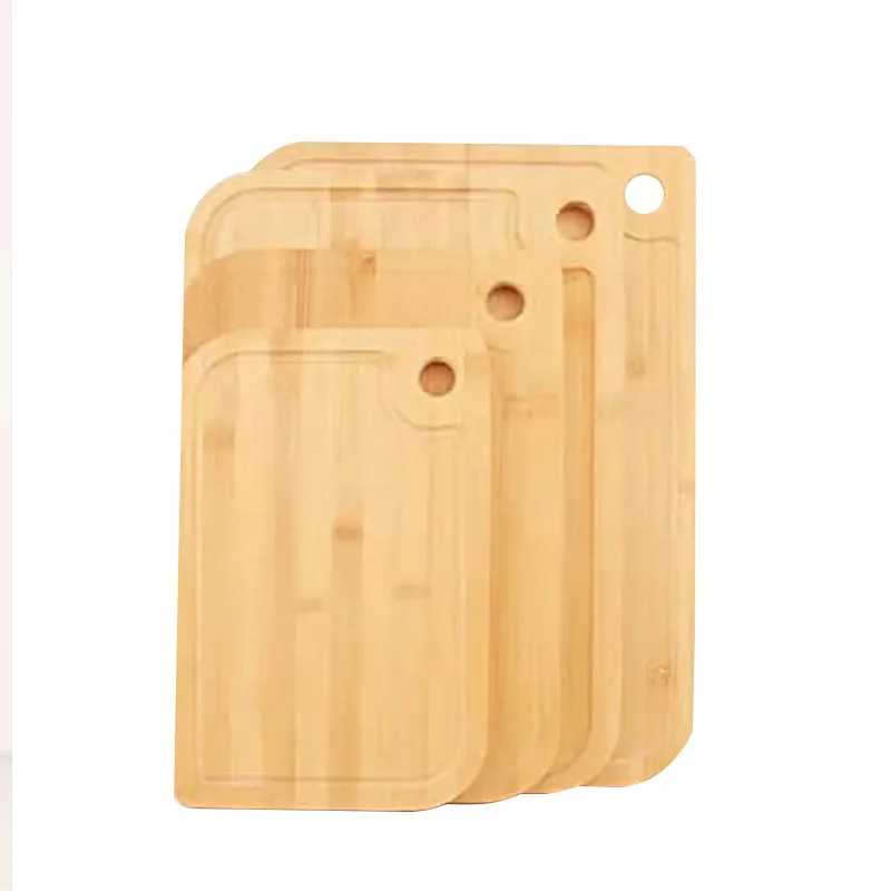 Manufacturers direct sale bamboo bamboo cutting board kitchen fruit bamboo cutting board household classification cutting board