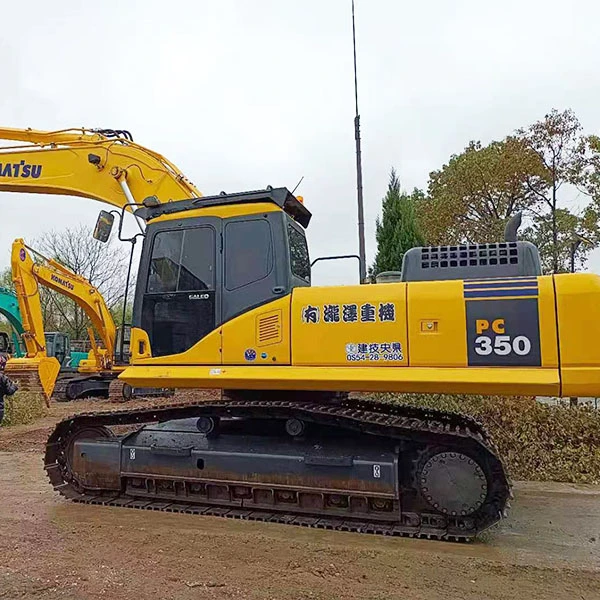 Komatsu pc350 large-sized long arm hydraulic crawler backhoe,used excavator 35 tons for mining and construction engineering