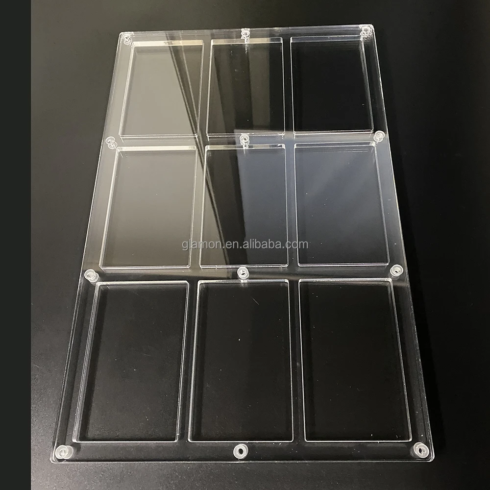 Wholesale Clear 9 Pokemon Cards Slab Display Protector Trading card Collection Case for display