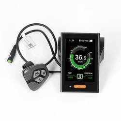 24/36/48V DPC18 black e bike controller ebike bicycle LCD segment display for electric bike