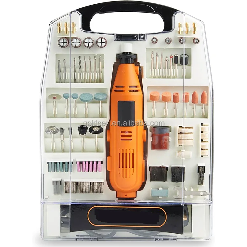 120v 230v 135w Variable Speed Diy Electric Power Cordless Dremel Rotary Multi Tool Set Mini Grinder with 235pcs Accessory Kit
