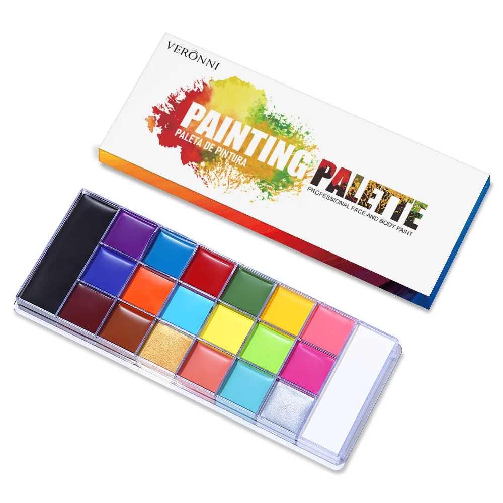 Face Paint Halloween Makeup Non-toxic Water Paint Oil Christmas Party Fancy Dress Devil Fans Body Face Painting Primer