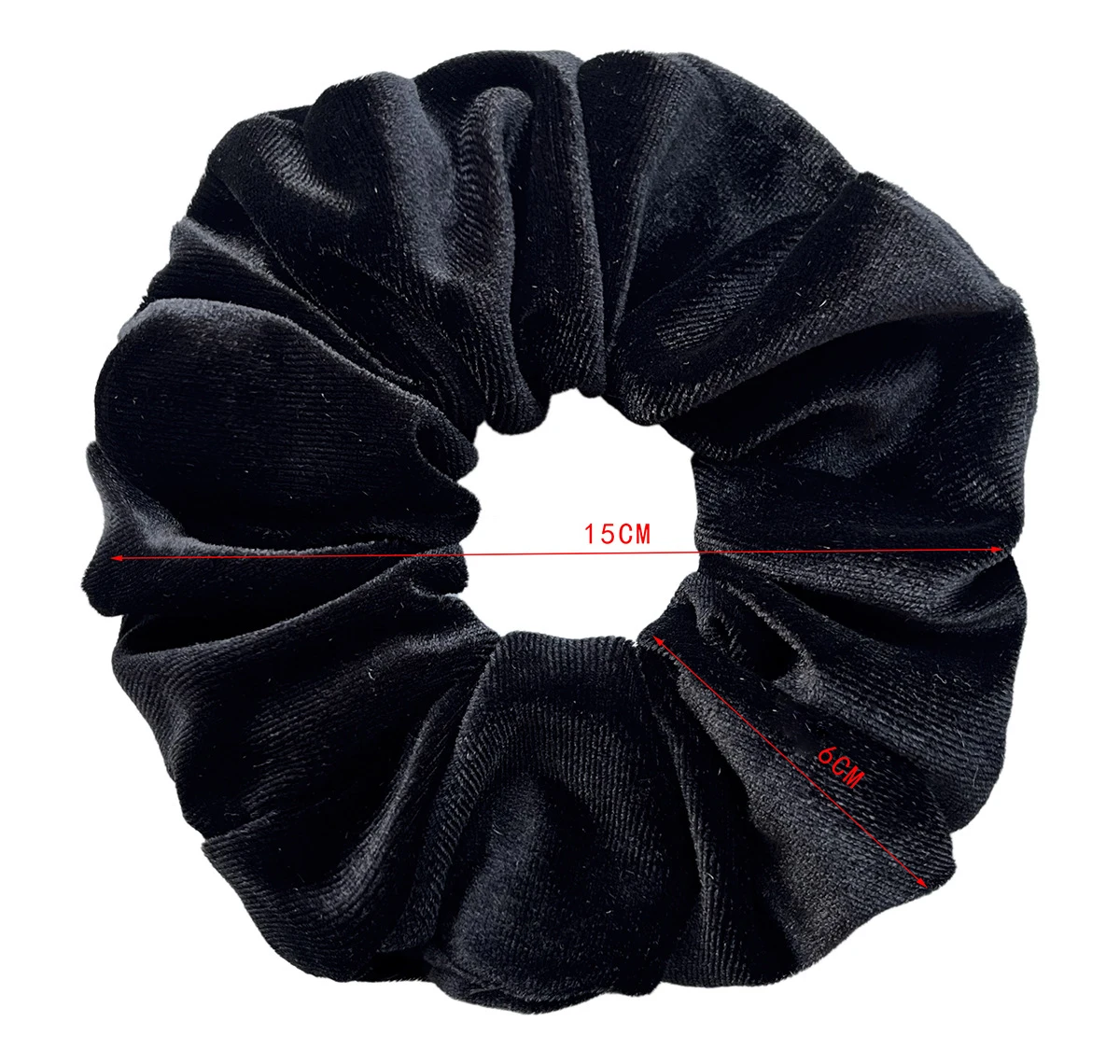 Hot Soft Winter Diameter 15Cm Xl Velvet Jumbo Large Hair Scrunchies Big Elastic Band Hair Accessories