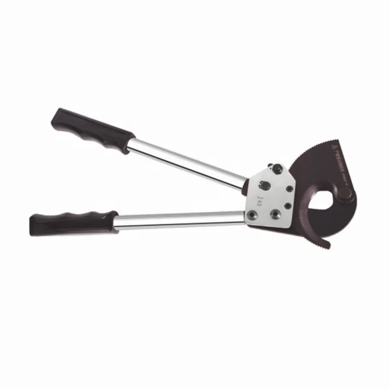 Hand Easy Operation Armoured Ratchet Cutting Tools , Manual Wire Cutter Electric Cable Cutter